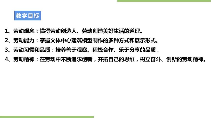 浙教版九年級項目三任務三《鄉(xiāng)村文體中心模型的制作和展示》課件第2頁