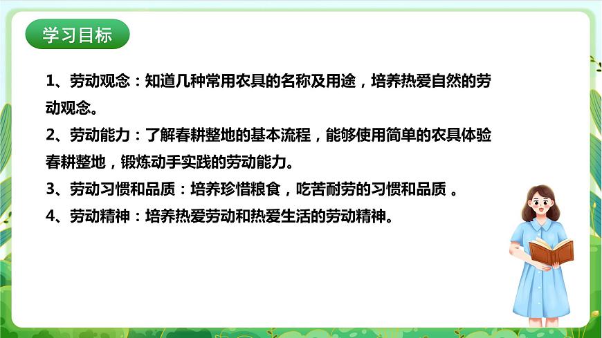 【核心素養(yǎng)目標(biāo)】人教版勞動(dòng)教育七下 勞動(dòng)項(xiàng)目九《體驗(yàn)春耕》課件第2頁(yè)