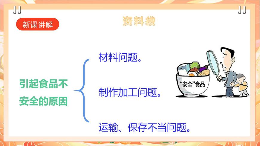 廣州版綜合實(shí)踐活動(dòng)八年級(jí)上冊(cè) 主題五 《食品安全我關(guān)注》（第一課時(shí)） 課件第4頁(yè)