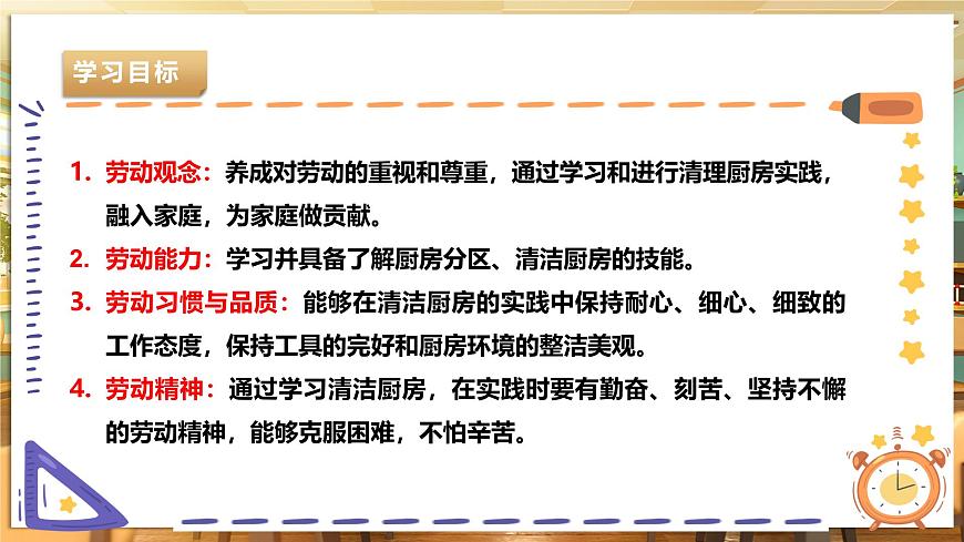 七年級下冊第一單元第3課《清潔廚房》第3頁