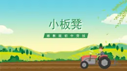 湘教版初中勞技 第9課時(shí)《小板凳》課件+教案