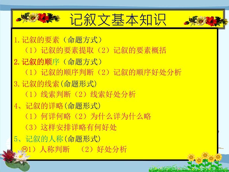 中考语文专题复习之篇章(阅读)(136张)课件05