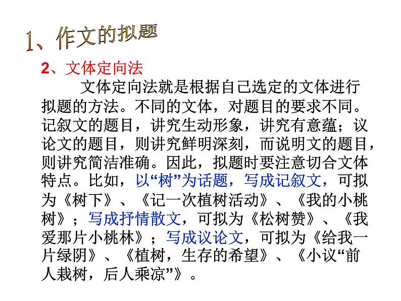 作文专题复习 巧拟题目开头结尾题记小标题课件PPT第5页