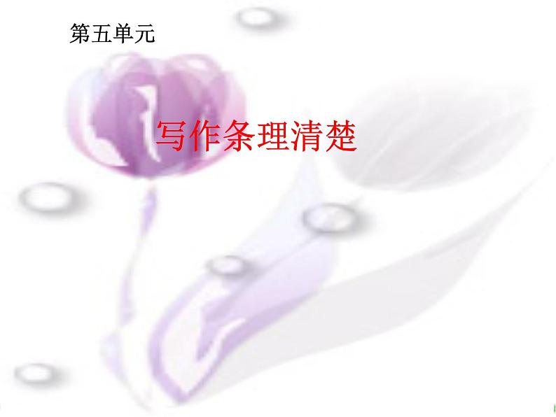 写作 条理清楚3课件PPT第1页