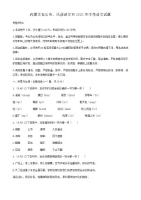 2021年內(nèi)蒙古包頭市、巴彥淖爾市中考語(yǔ)文真題(含答案）