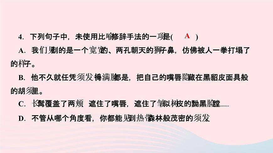 八年級語文上冊第二單元8列夫托爾斯泰作業(yè)課件第6頁