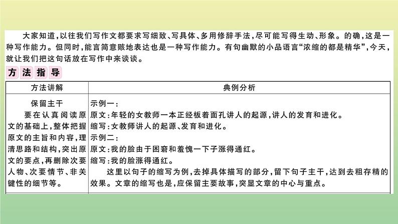 人教部编版 九年级语文上册第四单元作文指导作业课件第2页