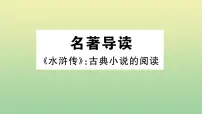 人教部编版九年级上册第六单元名著导读(二) 《水浒传》:古典小说的阅读作业ppt课件