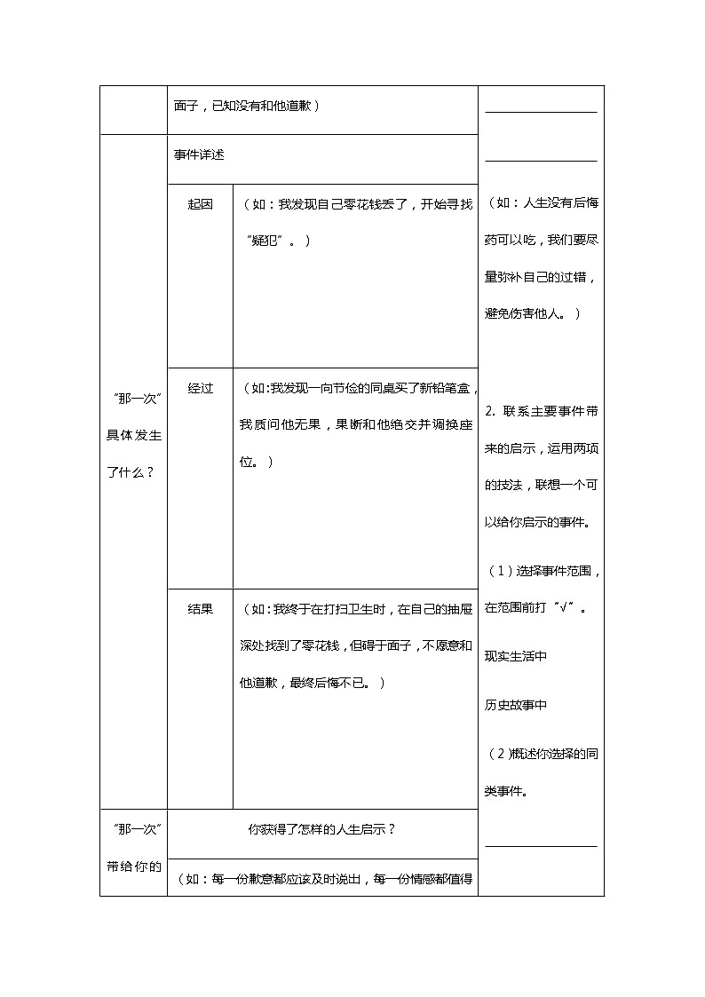 2021年暑假學(xué)習(xí)統(tǒng)編版語文(七升八)第九講:巧用聯(lián)想展情節(jié) 講義(無答案)第3頁