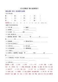 初中语文人教部编版八年级下册10 小石潭记当堂达标检测题
