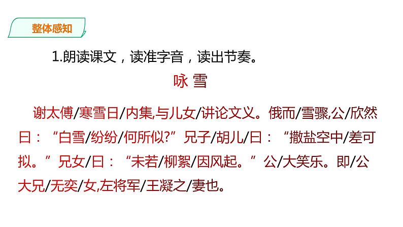 2021-2022学年部编版七年级上册语文8.咏雪课件PPT第7页