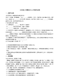 2020-2021年浙江省嘉興市六校九年級(jí)上學(xué)期語(yǔ)文12月聯(lián)考試卷含答案