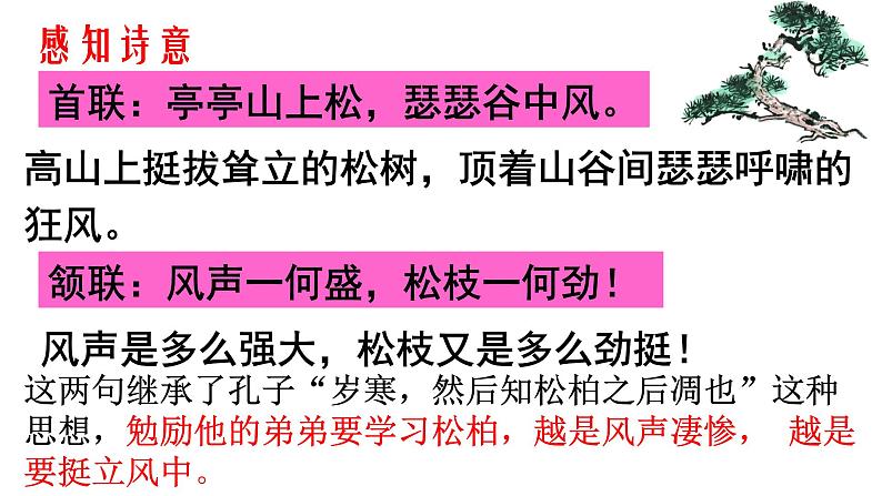 部编版八年级上册语文--《赠从弟(其二)》课件06