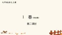 初中語文人教部編版七年級上冊1 春示范課課件ppt