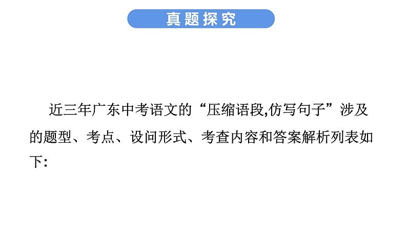 最新中考语文复习课件5.第五节 压缩语段、仿写句子第6页