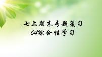 人教部编版语文七年级上册期末专题复习课件之04综合性学习