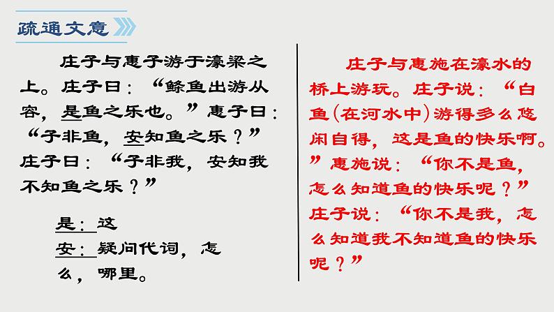 《庄子与惠子游于濠梁之上》 精修课件PPT第8页