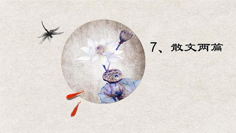 7、散文两篇 课件+教案+同步测试题-部编版七年级上册01
