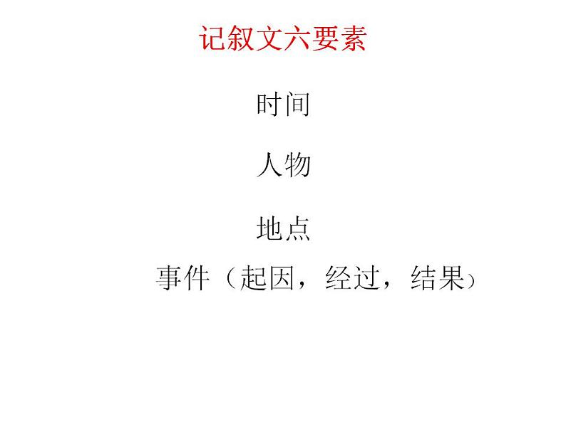 中考初中记叙文写作指导课件PPT第2页