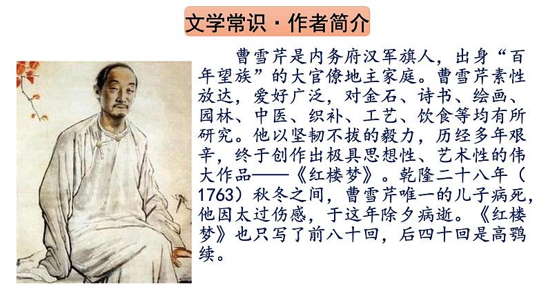25部编版九年级上册语文---《刘姥姥进大观园》课件第7页