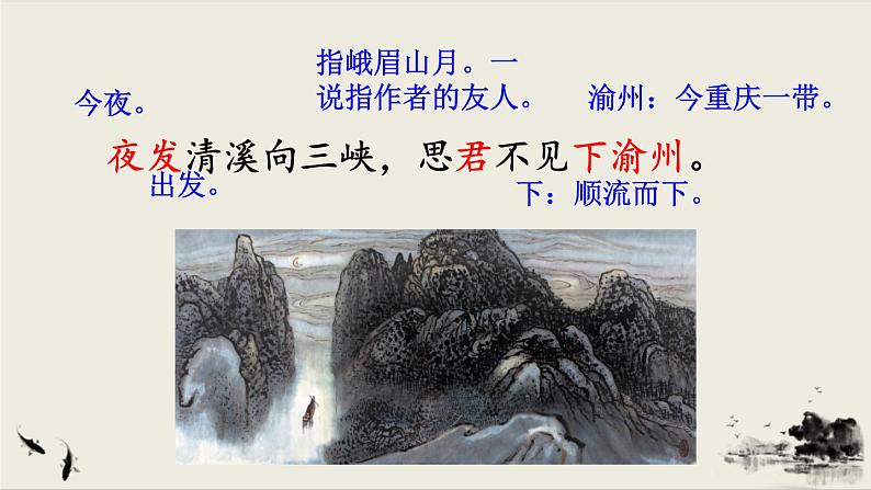 2021-2022学年初中语文 人教部编版(五四制) 七年级上册 第三单元 课外古诗词诵读 课件07