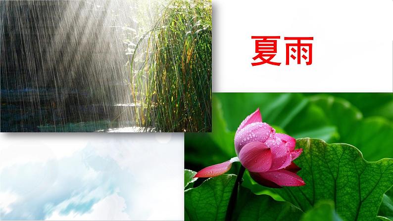 2021-2022学年初中语文 人教部编版(五四制) 七年级上册 第一单元 3 雨的四季 课件02
