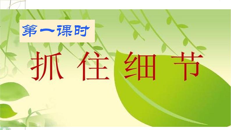 写作《抓住细节》(第1课时)课件(33张PPT)+教案04