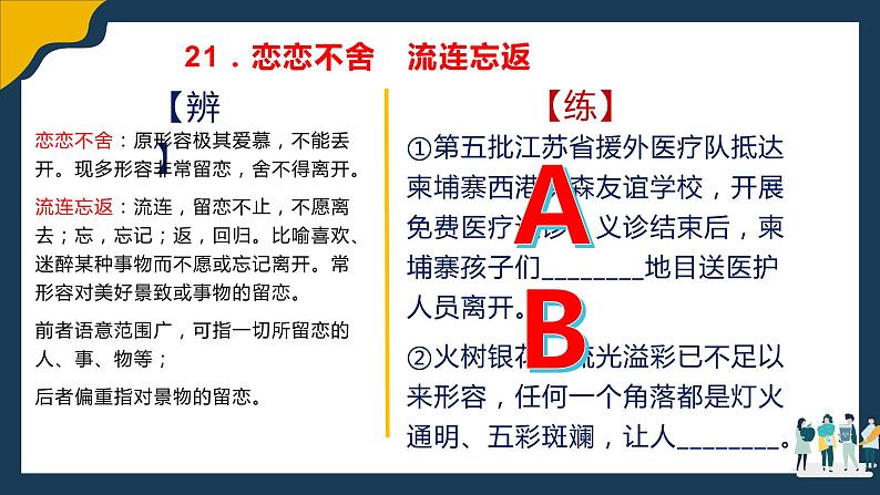 中考语文复习之-- 近义成语辨析积累(讲解版)2课件PPT03