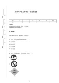 2020年廣西壯族自治區(qū)玉林市中考一模化學(xué)試卷