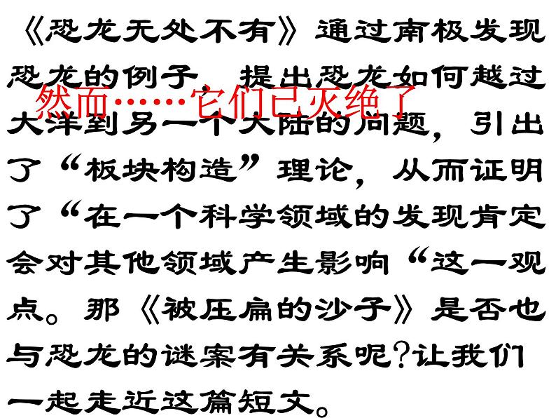 《被压扁的沙子》ppt第2页