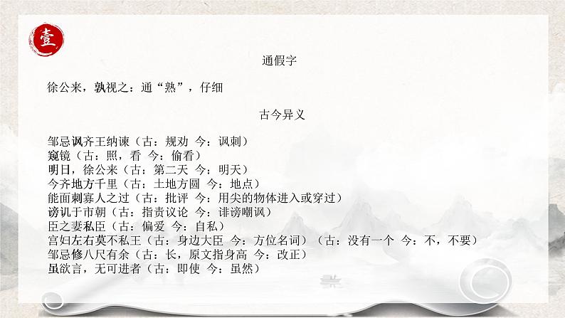 (精品)《邹忌讽齐王纳谏》课件PPT+教案+练习05