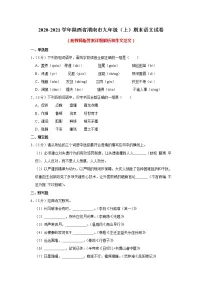 陕西省渭南市2020-2021学年九年级上学期期末考试语文试卷（含答案）