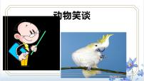 人教部編版七年級上冊動物笑談教課課件ppt
