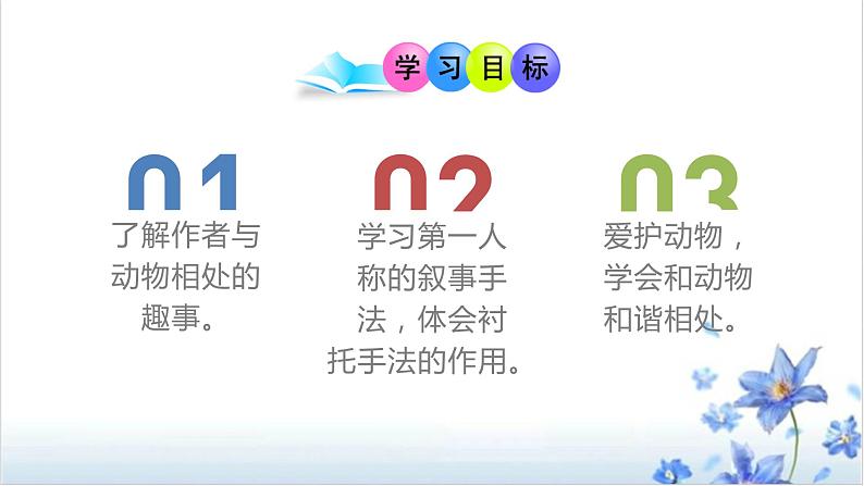 第17课《动物笑谈》课件(共16张PPT)2021—2022学年部编版语文七年级上册02