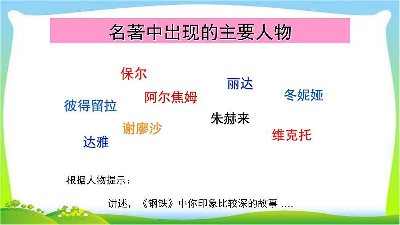 中考语文名著总复习《钢铁是怎样炼成的》完美课件PPT05