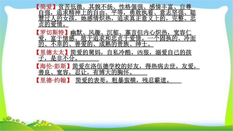 中考语文名著总复习《简爱》完美课件PPT第4页