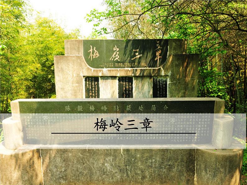 人教部编版九年级下册第2课《梅岭三章》课件(共20张PPT)第1页