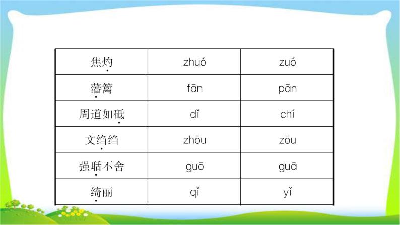 中考语文总复习字音字形词汇优质课件PPT05