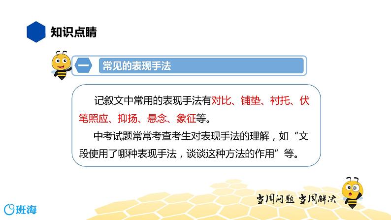 语文九年级 【知识精讲】3.句子(7)表现手法课件PPT03