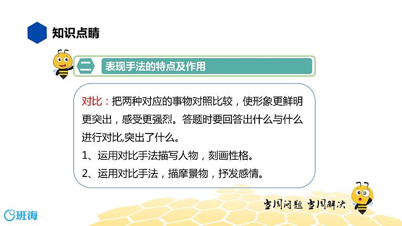 语文九年级 【知识精讲】3.句子(7)表现手法课件PPT04