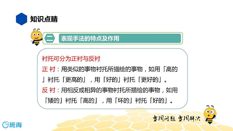 语文九年级 【知识精讲】3.句子(7)表现手法课件PPT06