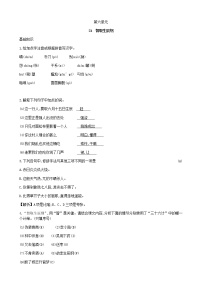 初中语文人教部编版九年级上册22 智取生辰纲一课一练