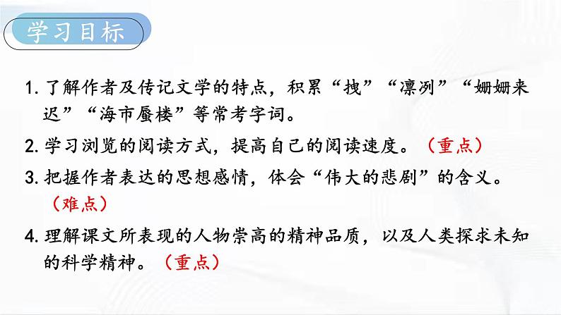 部编版语文七年级下册 22 伟大的悲剧 课件第3页