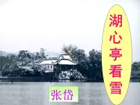 人教部编版九年级上册13* 湖心亭看雪集体备课课件ppt