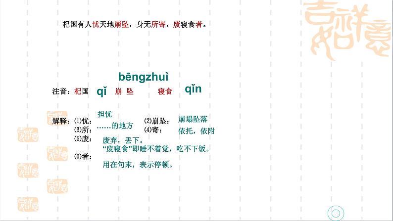 《杞人忧天》知识点复习课件第2页