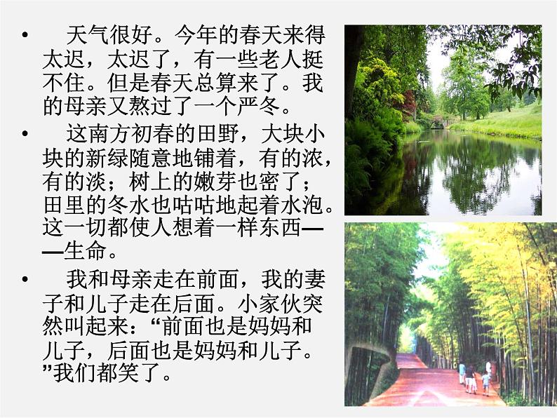 人教初中语文七上《1散步》PPT课件 (5)第8页