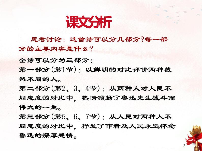 有的人——纪念鲁迅有感PPT课件免费下载08