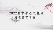2022年中考二轮专题复习：鉴赏诗歌的语言——炼字（共31张PPT）