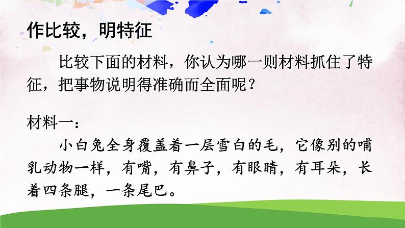 写作 说明事物要抓住特征【教案匹配版】第7页