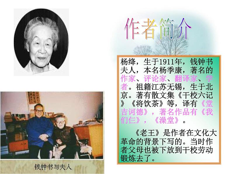 11《老王》精品教学课件第3页